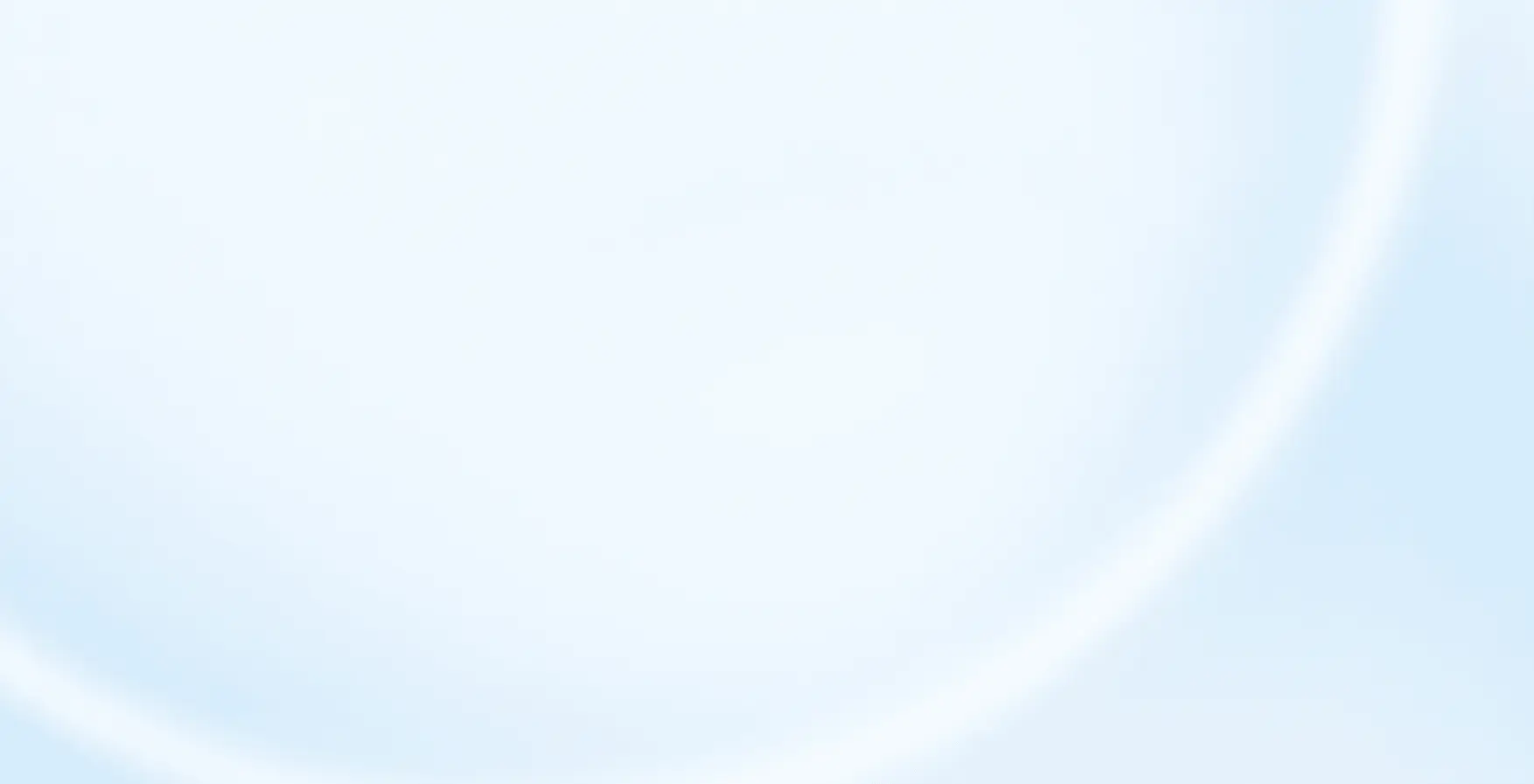 Abstract blue gradient background with a soft light streak